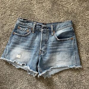 Levi High Waisted Cutoff Shorts